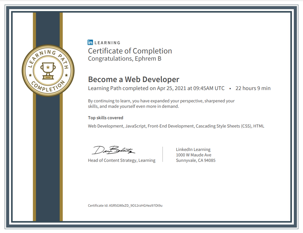 Become a Web Developer